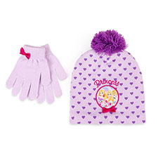 Children&#39;s Disney Princess Hat &amp; Glove Set Purple